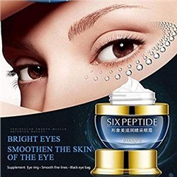 Крем для глаз с пептидами омолаживающий, против отеков и кругов Images Six Peptide Eye Cream, 25 гр.