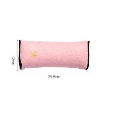Подушка-накладка на ремень безопасности детская / Розовый