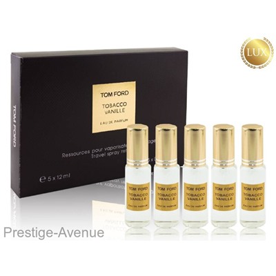 Подарочный набор Tom Ford Tobacco Vanille for women edp 5 x 12 ml