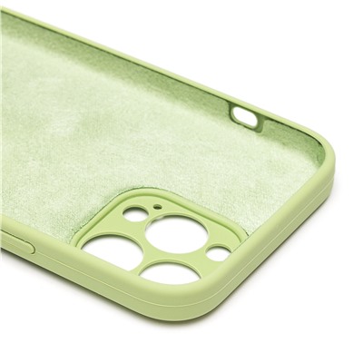 Чехол-накладка ORG Soft Touch с закрытой камерой для "Apple iPhone 13 Pro Max" (green)