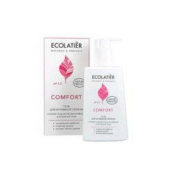 Гель для интимной гигиены Ecolatier Comfort с молочной кислотой и пробиотиком, 250 мл