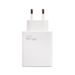 Адаптер Сетевой с кабелем ORG Xiaomi [BHR6039EU] USB 33W (USB/Type-C) (B) (white)