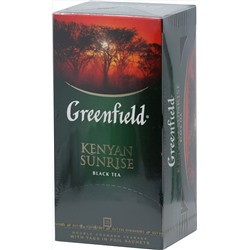 Greenfield. Kenyan Sunrise карт.пачка, 25 пак.