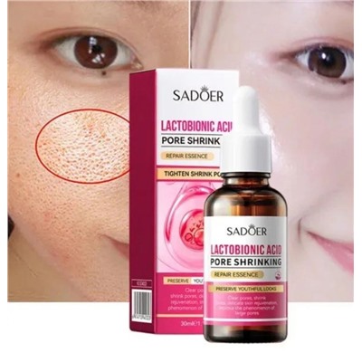 Сыворотка для сужения пор с лактобионовой кислотой SADOER Lactobionic Acid Pore Shrinking 30ml