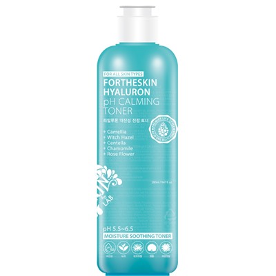 FORTHESKIN Тонер для лица HYALURON Ph CALMING TONER 280 мл