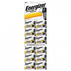 Батарейка ENERGIZER Alkaline Power АА 1.5V/LR06 (12 шт.) (Щелочной элемент питания)