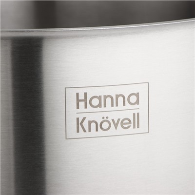 Кастрюля из нержавеющей стали Hanna Knövell HoReCa, 40 л, толщина 0,8 мм, 201 сталь, с крышкой