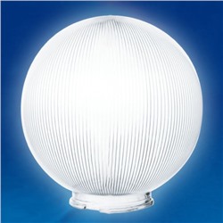 Рассеиватель призматический (с насечками) в форме шара для садово-парковых светильников Uniel, IP44, прозрачный