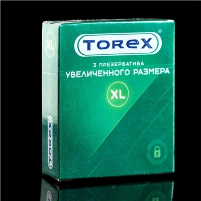 Презервативы «Torex» Увеличенного размера, 3 шт.