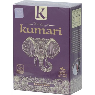 kumari. Select Tea 100 гр. карт.пачка