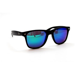 Распродажа солнцезащитные очки R 2140-1 черный матовый сине-зеленый