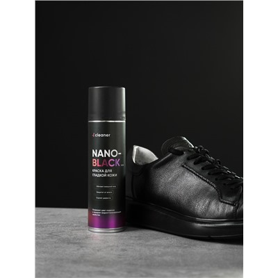 Краска iCleaner для Гладкой кожи Nano-Black (черная) 330ml