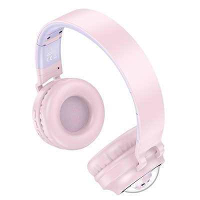 Bluetooth-наушники полноразмерные Hoco W50 Cute fun (pink)