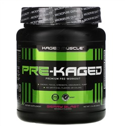 Kaged Muscle, PRE-KAGED, Premium Pre-Workout, Berry Blast, 1.34 lb (608 g)