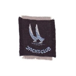 Термонаклейка "Yacht club" 52598 7х7.5см ПЗ