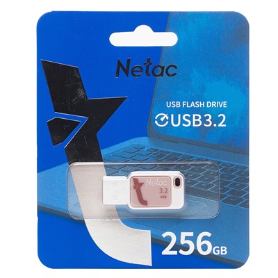 Флэш накопитель USB 256 Гб Netac UA31 3.2 (pink)