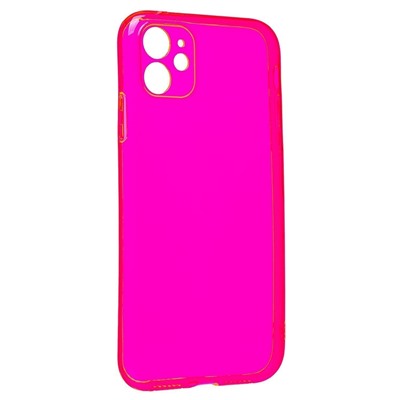 Чехол-накладка - SC344 для "Apple iPhone 11" (transparent/pink) (232063)