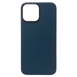 Чехол-накладка - SM009 POSH KEVLAR SafeMag для "Apple iPhone 13 Pro Max" (blue)