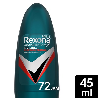 Дезодорант Шариковый Rexona Men Антиперспирант Антибактериальный и Невидимый на черном и белом Invisible 50 мл