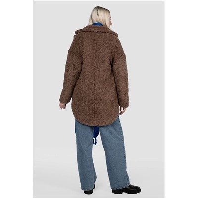 02-3195 Пальто женское утепленное (пояс)