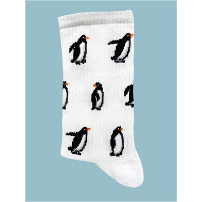 Носки р.35-40 "TxT" Пингвины