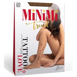 Minimi Tattoo Love 20, фантазийные колготки