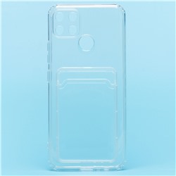 Чехол-накладка - SC276 с картхолдером для "Realme C21Y/C25Y" (transparent)