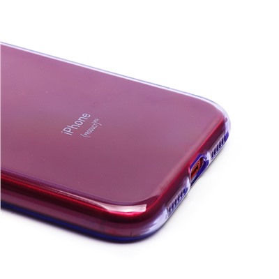 Чехол-накладка - SC344 для "Apple iPhone XR" (transparent/violet) (232069)