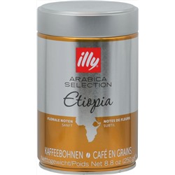 illy. Ethiopia (зерновой) 250 гр. жест.банка