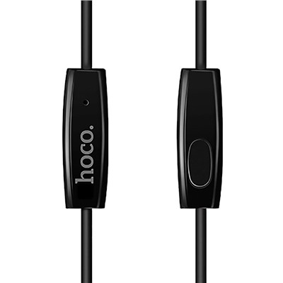 Проводные наушники с микрофоном внутриканальные Hoco M19 Drumbeat universal Jack 3,5  (black)