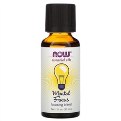 Now Foods, Essential Oils, Mental Focus, 1 fl oz (30 ml)