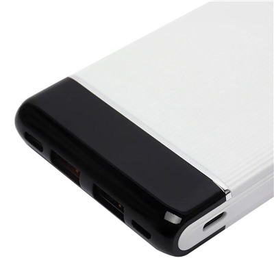 Внешний аккумулятор SKYDOLPHIN SP28 10 000mAh Micro/Type-C/USB2 (white)