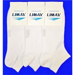 ЦЕНА ЗА 6 ПАР: LIMAX носки мужские укороченные белые