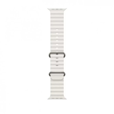 Ремешок - ApW26 Ocean Band Apple Watch 38/40/41 mm силикон (white)