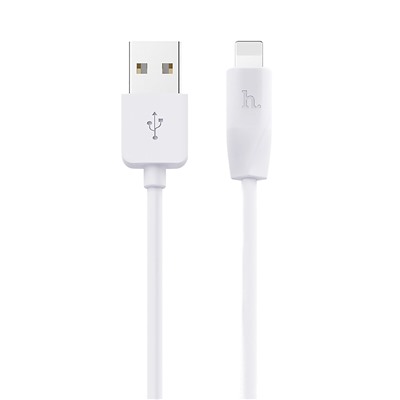 Кабель USB - Apple lightning Hoco X1 Rapid  100см 2,4A  (white)