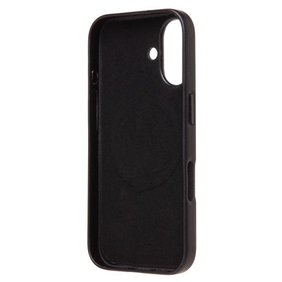 Чехол-накладка ORG SM002 экокожа SafeMag для "Apple iPhone 16" (black) (234497)