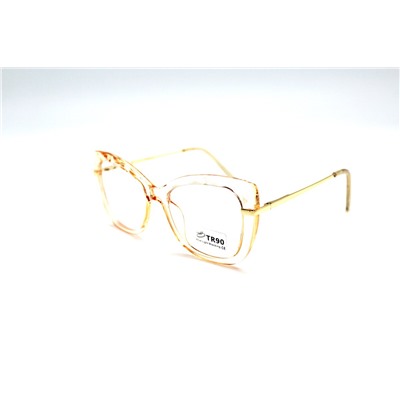 Компьютерные очки с футляром - CLAZIANO 9018 прозрачный бежевый