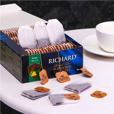 Чай Richard King's Tea №1 чёрный ароматизированный, 100 пакетиков*2 г