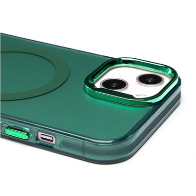 Чехол-накладка - SM025 SafeMag для "Apple iPhone 14/iPhone 13" (green) (232109)