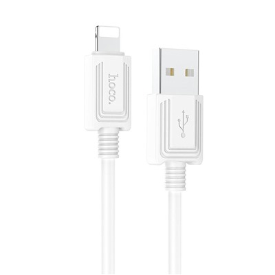 Кабель USB - Apple lightning Hoco X73  100см 2,4A  (white)