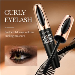 Тушь для ресниц объем, длина и подкручивание Sadoer Long Volume Curling Mascara