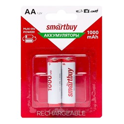 Аккумулятор AA Smart Buy Ni-MH (1000 mAh) (2-BL) (24/240)