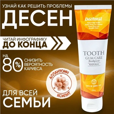 Doctor.el GUM CARE TOOTHPASTE. Профилактика заболеваний десен, 120 мл