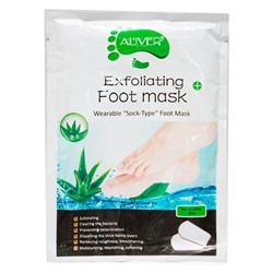 Носки Aliver Exfoliating Foot Mask Отшелушивающие - Алоэ 40 g