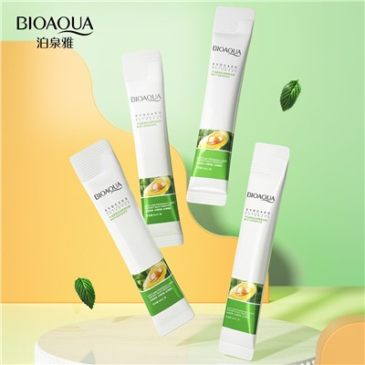 Маска для волос с экстрактом авокадо Bioaqua Avocado Supple Silky Hair Film, 10 мл.