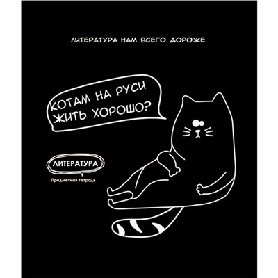 Тетрадь 48 л. клетка предметная Литература «Подслушано» Т48-1467 в Екатеринбурге