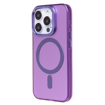 Чехол-накладка - SM025 SafeMag для "Apple iPhone 15 Pro" (violet) (232082)