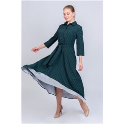 Платье женское 22267 темно-зеленый