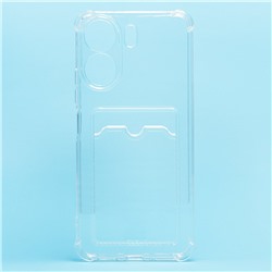 Чехол-накладка - SC338 с картхолдером для "Realme C65" (transparent) (231060)