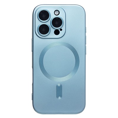 Чехол-накладка - SM020 Matte SafeMag для "Apple iPhone 16 Pro" (light blue) (234696)